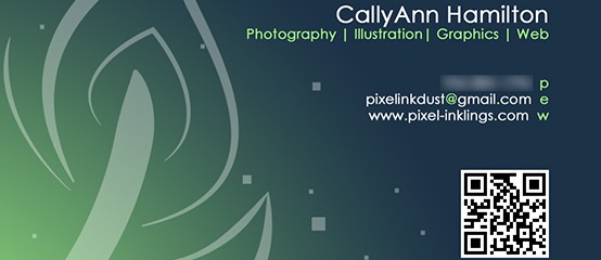 Pixelinkdust Quill Business Card
